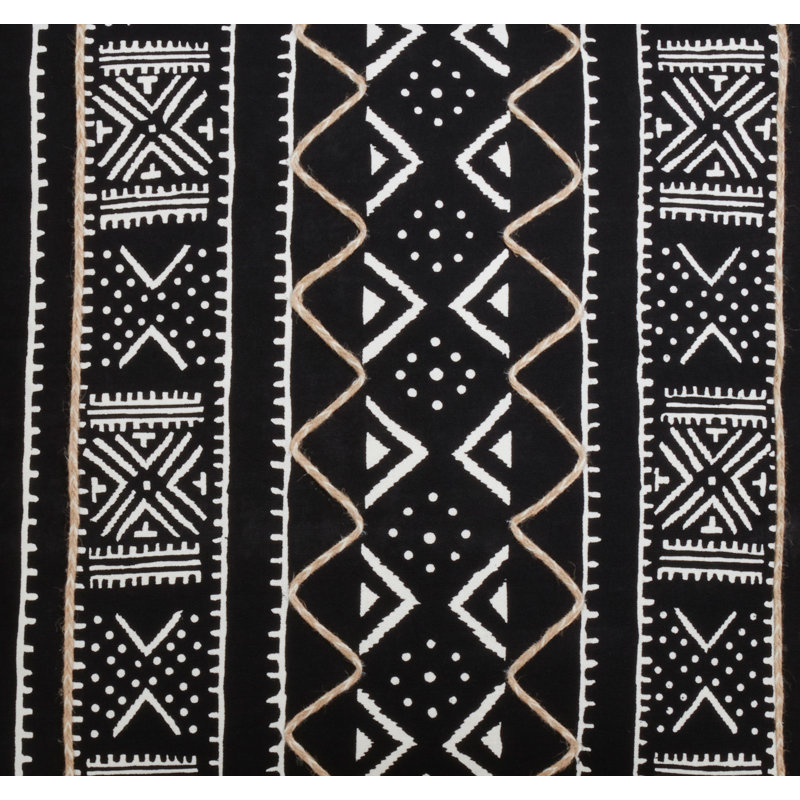 Malian Collection Cotton Throw Pillow, Polyester/Polyfill