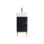 Ensemble de meuble-lavabo simple 16 po Mettellus-611811173