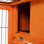 Orange Detachable Pet Enclosure - Ample Room For Small Creatures Removable Trays, Rolling Waterproof Roof Advantage Spacious Shelter Fit Different Animals Guarantee-1378486398