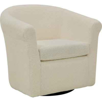Anstett Upholstered Swivel Barrel Chair