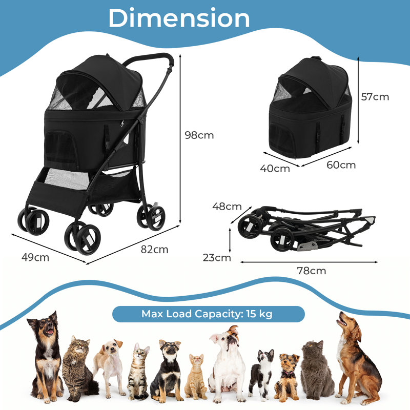 Artemas Vehicle Travel Carrier, Black