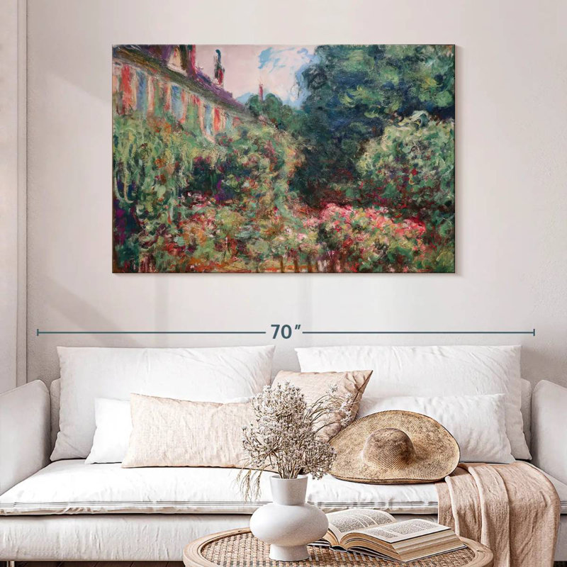 Senne, la maison de l'artiste à Giverny, H 32 po x l 48 po