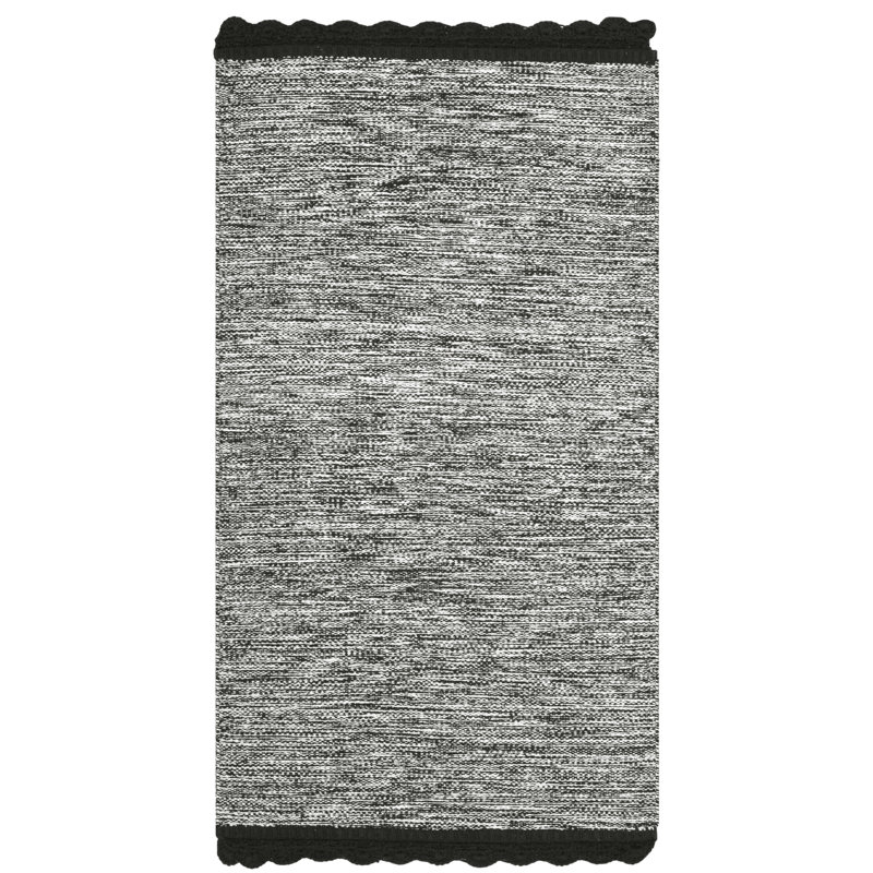 Mohnton Hand Woven Cotton Rug, Rectangle 3' x 5'