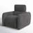 Pompeo Upholstered Recliner Armchair-749370965