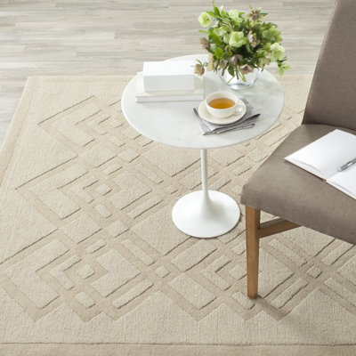 Viewpoint Carved Msj Hand Loomed Wool Geometric Rug