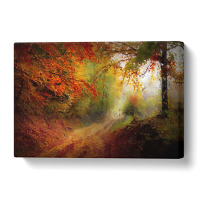 Autumn Forest - Wrapped Canvas Painting