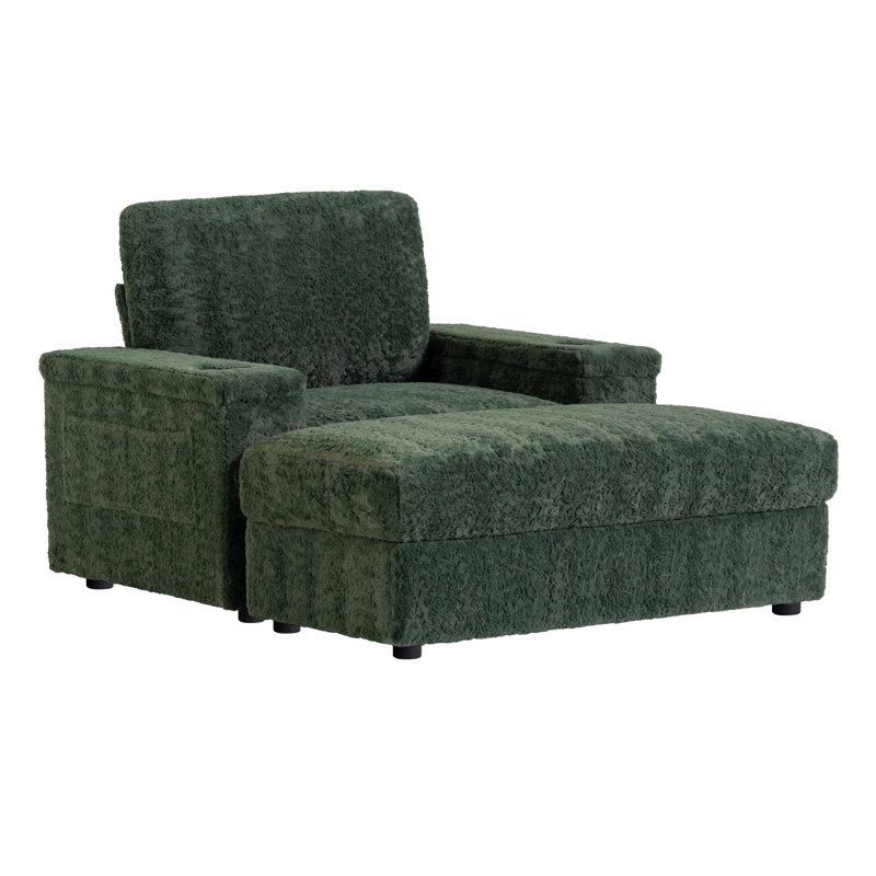 Seeger Chaise Lounge, Vert