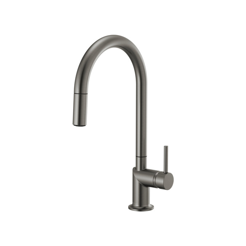 Odin® Pull-Down Faucet with Arc Spout, Lever, Luxe Steel