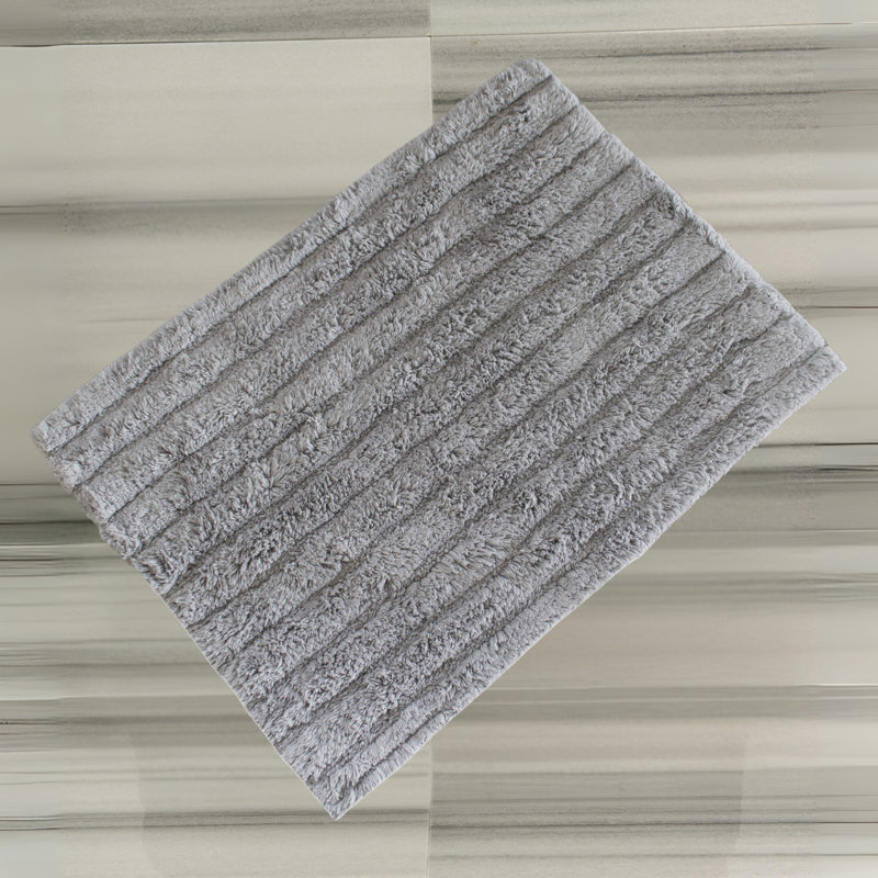 Tapis de bain Milano, Gris, L 32 po x l 21 po