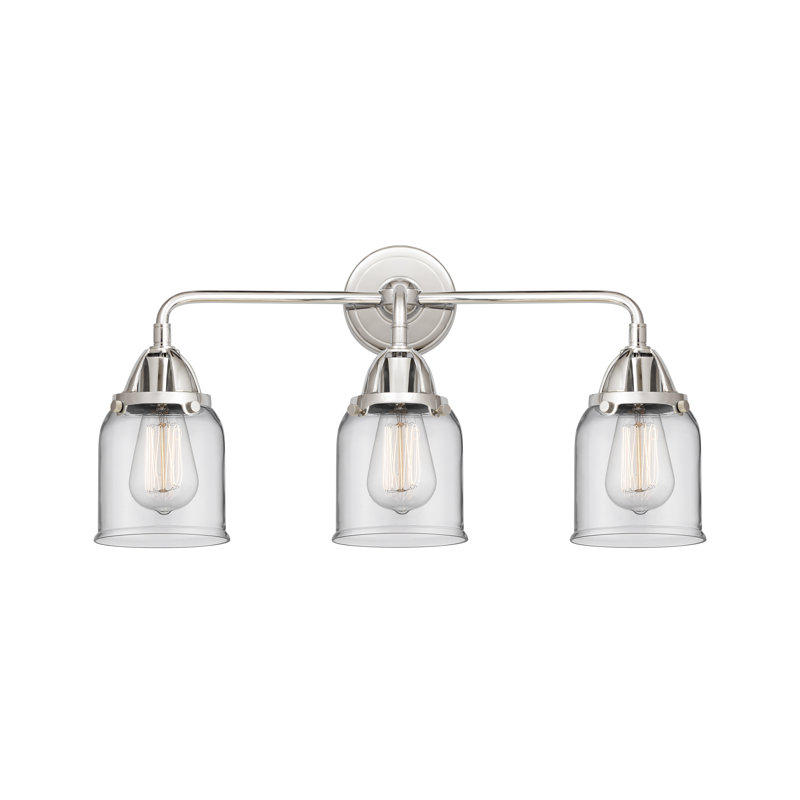 Shauna 3 - Light Vanity Light, Incandescent, Clear, Polished Chrome