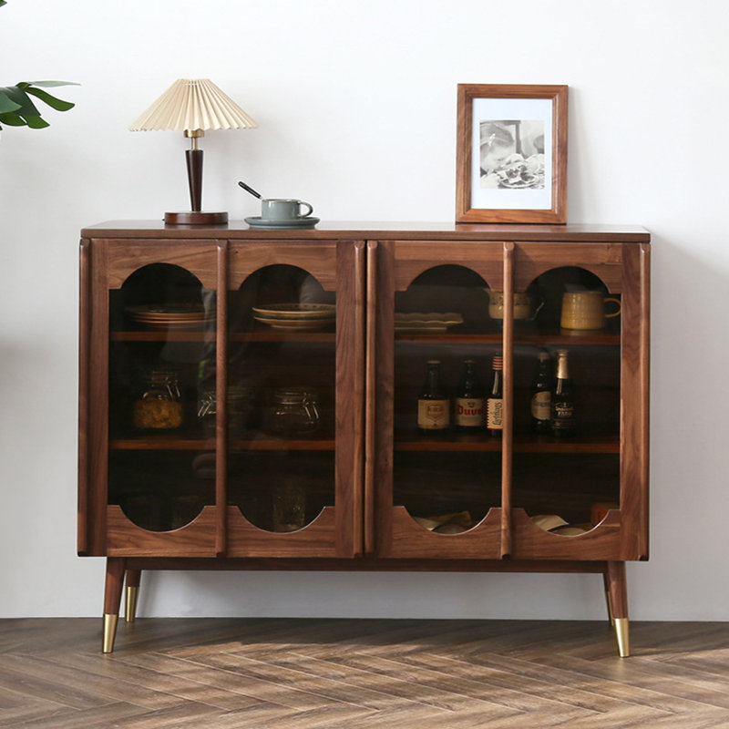 Modern minimalist dining ware storage cabinet