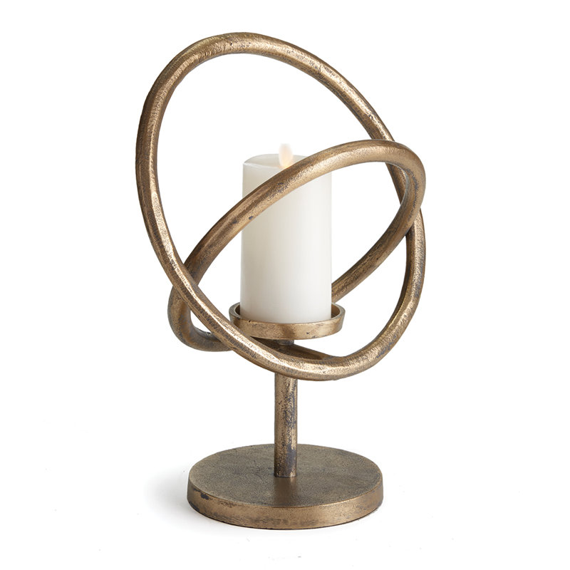 Lambright 15'' H Metal Tabletop Candlestick