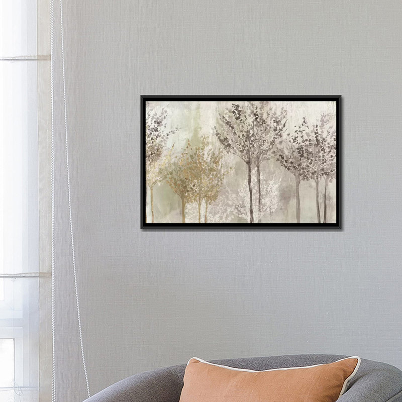«Every Morning I» par Allison Pearce - reproduction d'art, H 18 po x l 26 po x P 1,5 po, Toile avec cadre noir, Pas de tapis