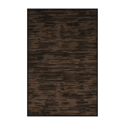 Tapis abstrait lavable à la machine