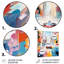 Coloré cubisme 24H Le Man Race Track III - Art mural en métal-974266459