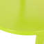 Élégant bistro d'extérieur en lime mat, fer thermolaqué, 2 chaises et table incluses en mat, fabriqué en fer et attrayant