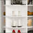 7-Tier 360° Rotating Shoe Rack, Free Standing 28-Pair Organizer White | Modern | Primary Living Space