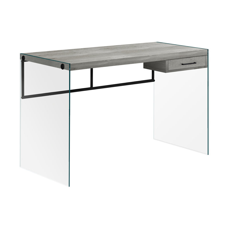 Bureau d'ordinateur (sans les chaises de bureau), Gris