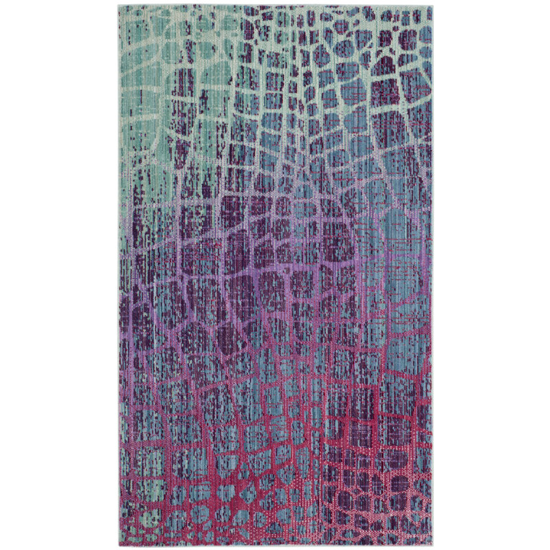 Norge Performance Abstract Rug, Rectangle 3' x 5'
