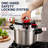 WantJoin 8Qt Pressure Canner and Cooker with Dual Handle