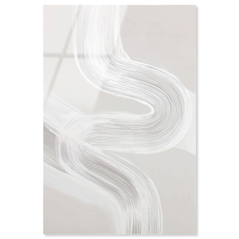 «Gentle Helix I», impression murale minimaliste par Art Remedy, H 15 po x l 10 po