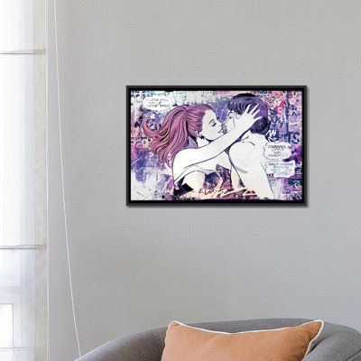 «In Love (Pink)» par Teis Albers, reproduction sur toile tendue sur châssis