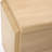 20.8'' Japandi Nightstand with 2 Drawers, Natural Oak MDF Bedside Table