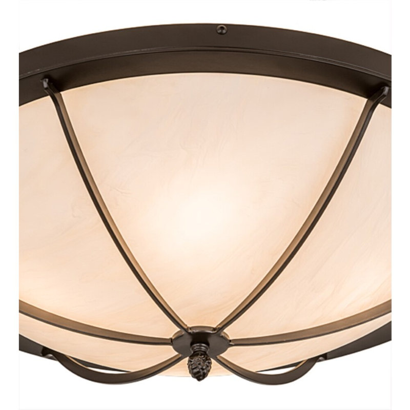 Dominga 4 - Light Flush Mount, Oil Rubbed Bronze