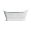 Baignoire de trempage autoportante en fonte 68 po. X 28 po.-17756488