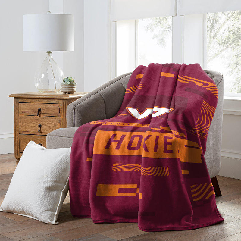 Throw Blanket, Red/Orange, Virginia Tech Hokies