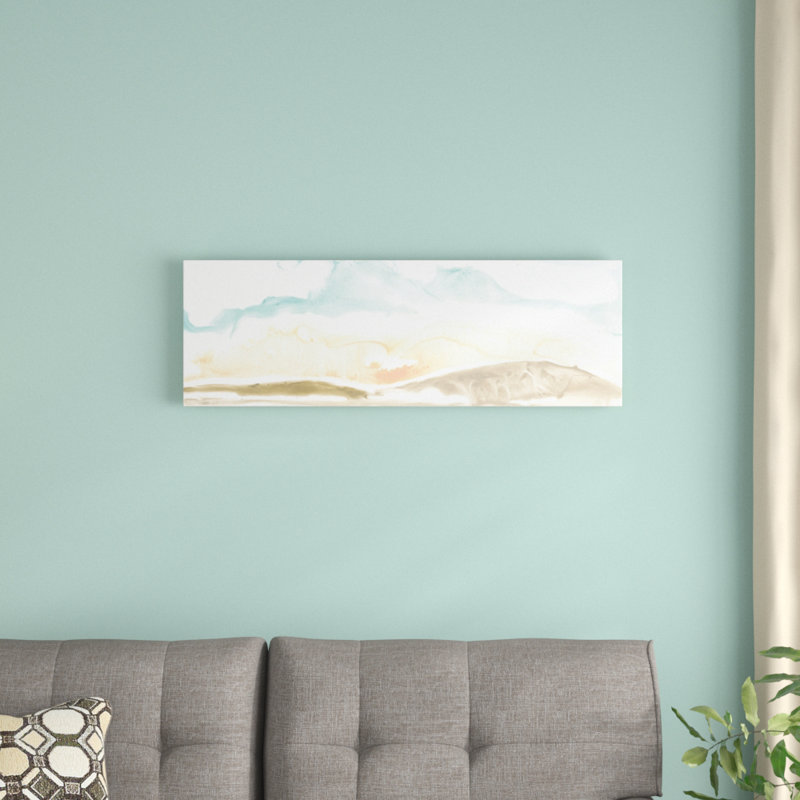 «Day Break at Sea II», impression sur toile tendue, H 16 po x l 48 po x P 1,5 po, Toile avec cadre noir