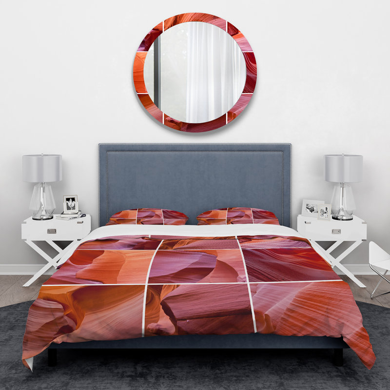 Ensemble de housse de couette traditionnelle, Housse de couette très grand + 2 taies décoratives