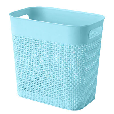 Petite poubelle en plastique (bleu)