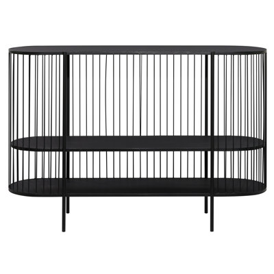 Console à 2 tablettes en métal Sobro