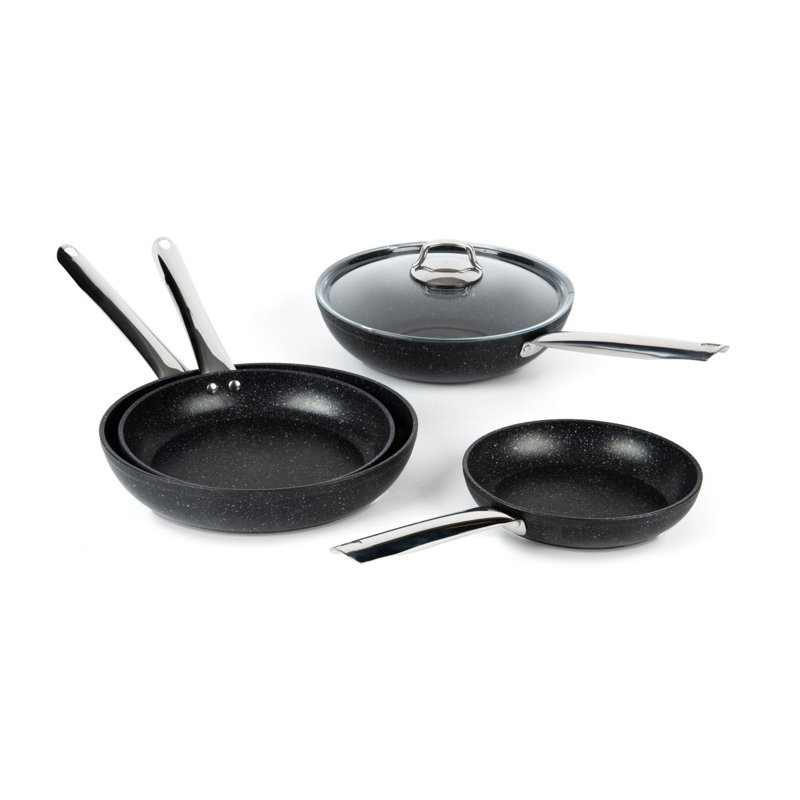 Excelsa Five Stars Aluminium Stock Pot, 21cm