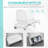 Outsunny Outdoor Chaise Lounge Chair With Storage, Waterproof, Quick Assembly, Folding Design, 5 Level Adjustable Backrest, White
