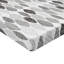 Ensemble de 2 draps-housses Ambesonne, feuilles, art, gris anthracite, gris pâle-106776637