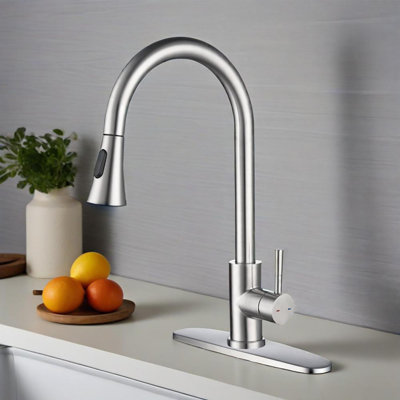 Kitchen Faucet With Pull Out Spraye 