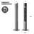 45" Bladeless Tower Fan, 70 Degree Oscillating Floor Fan with Remote, 8 Speed, 4 Modes, 12H Timer-88133168