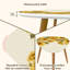 Ensemble de 2 tables basses gigognes Triangle