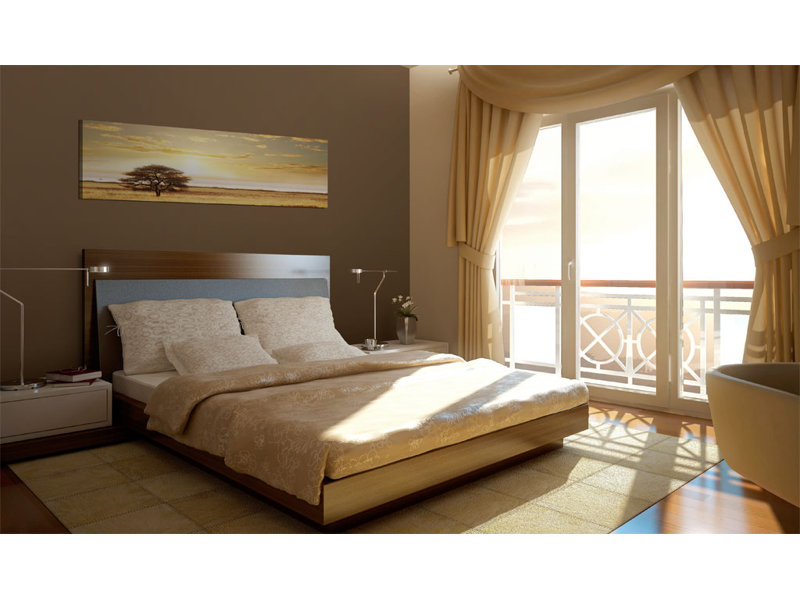 No Frame Panoramic Print on Canvas, 45cm H x 135cm W x 1.4cm D