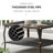 Schutt Wicker 6 - Person Patio Conversation Set with Cushions-89059639-89059636