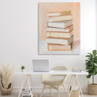Book Stack Soft Canvas, design by LSR Design Studio
