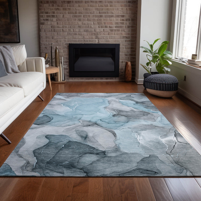 Tapis intérieur / extérieur Alfonzo avec envers antidérapant, Rectangle de 10 pi x 14 pi