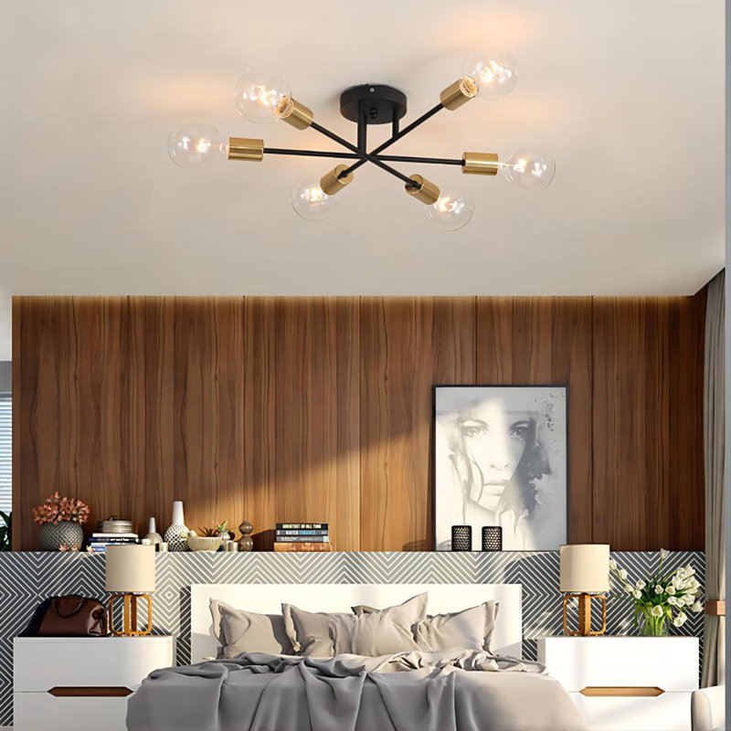 Jacobson Flush Mount, Black