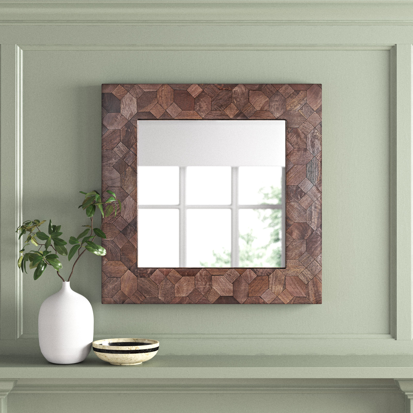 Dustin 29" Accent Mirror, Natural