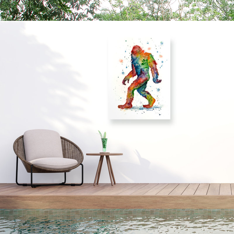 Toile d'extérieur Dave Bartholet Sasquatch, H 14 po x l 19 po