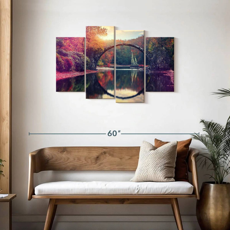 Lilie Sunset At Devil's Bridge, 27" H x 43" W