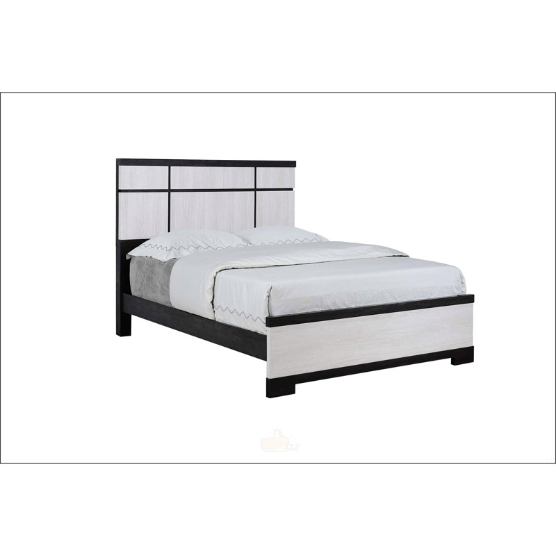 Contemporary Queen Panel Bed