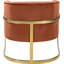 Fauteuil demi-tonneau en velours 30 po Carter-774457189